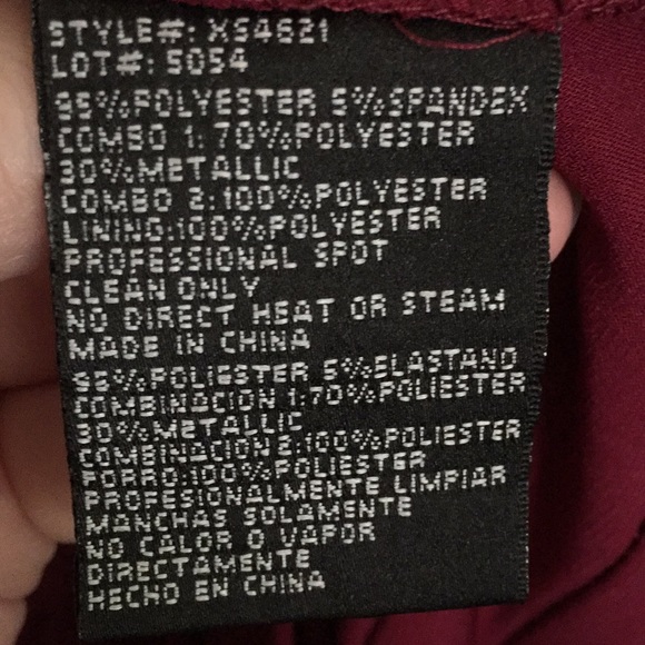 💋💕HP💕 Sexy Fit Wine Midi Cocktail Holiday Dress - Picture 5 of 5